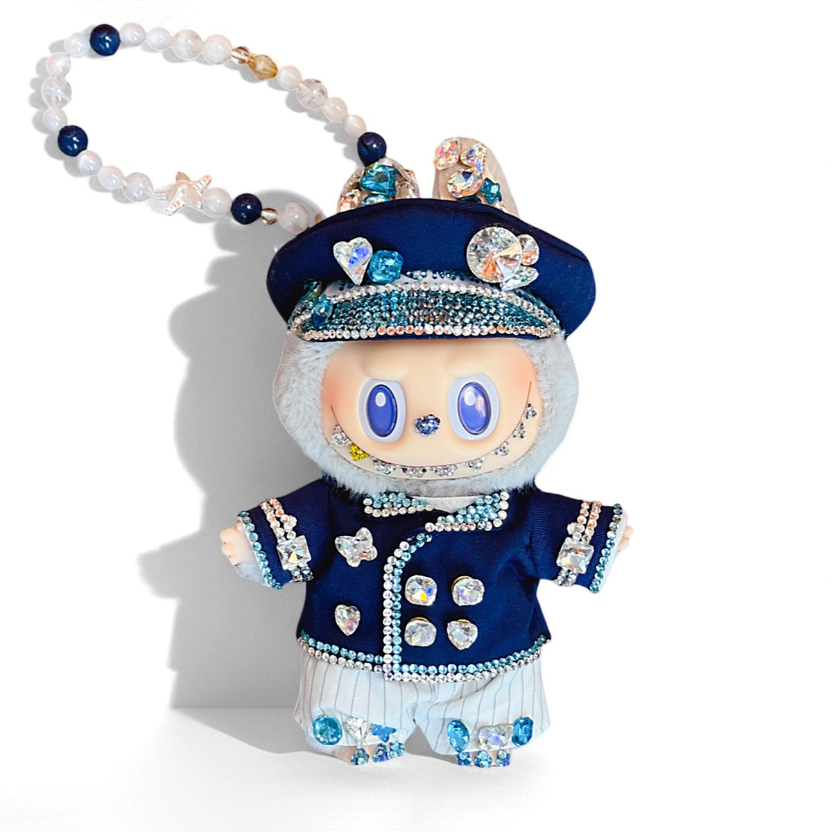 LABUBU captain popmart diamond doll