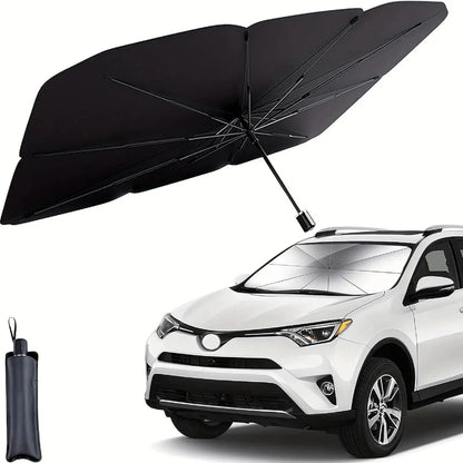 Portable Car Windshield Sunshade, Foldable Car Windshield Cooling Umbrella for Daily,Car Exterior Accessories,Car Window Shades