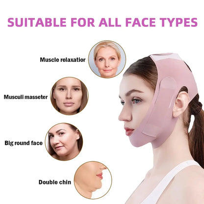 Graphene V-Line Mask, Chin Up Mask V Shaped Face Mask Jaw Exerciser